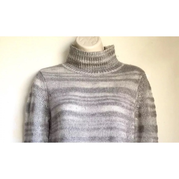 MOTH Anthropologie (Medium) sweater gray mock neck - Picture 3 of 7